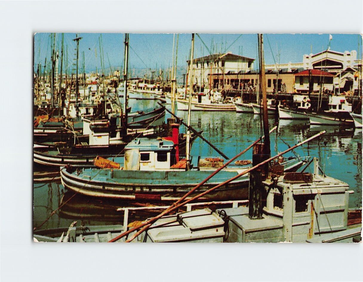 Postcard Fisherman's Wharf San Francisco California USA