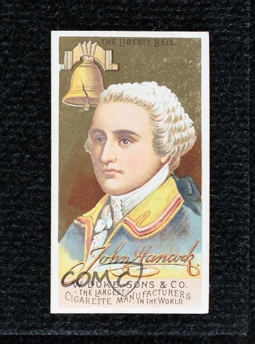 1888 Duke's Great Americans Tobacco N76 Blank Back John Hancock 04le