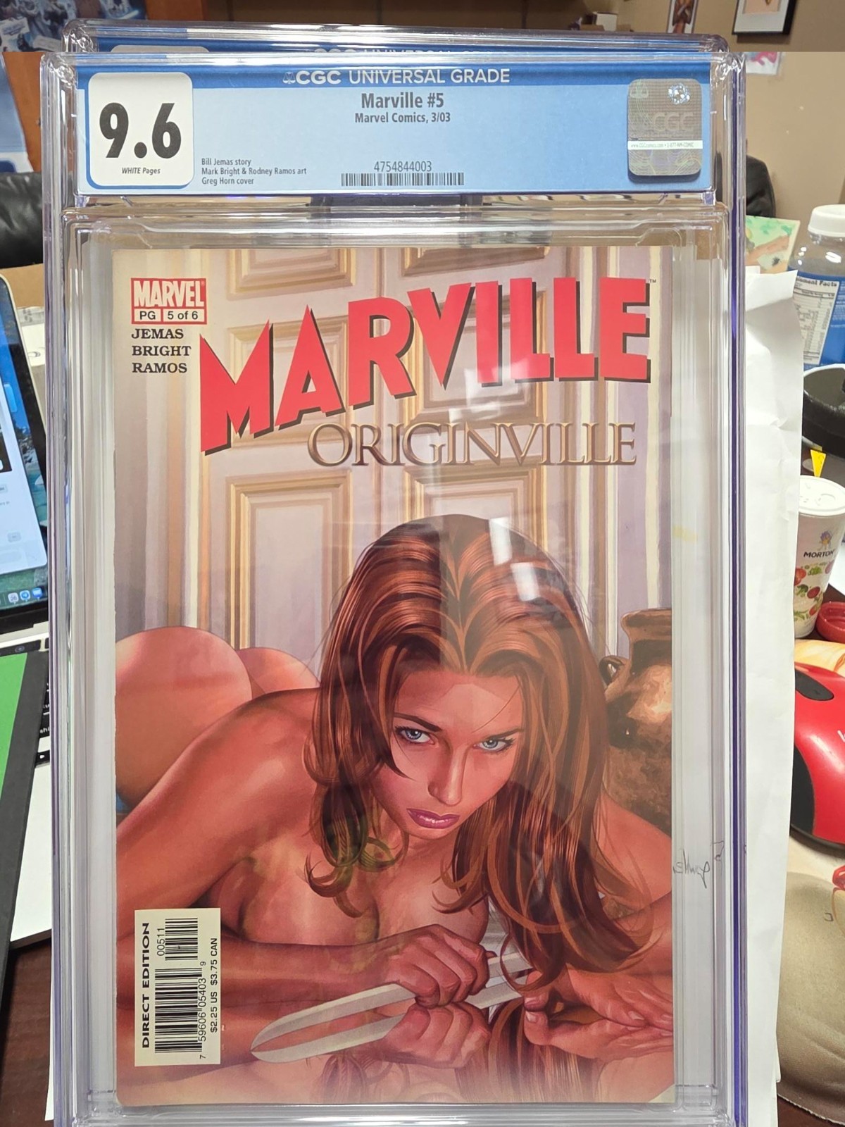 Marville #5 (Marvel, 2003) Iconic Greg Horn cover – CGC 9.6