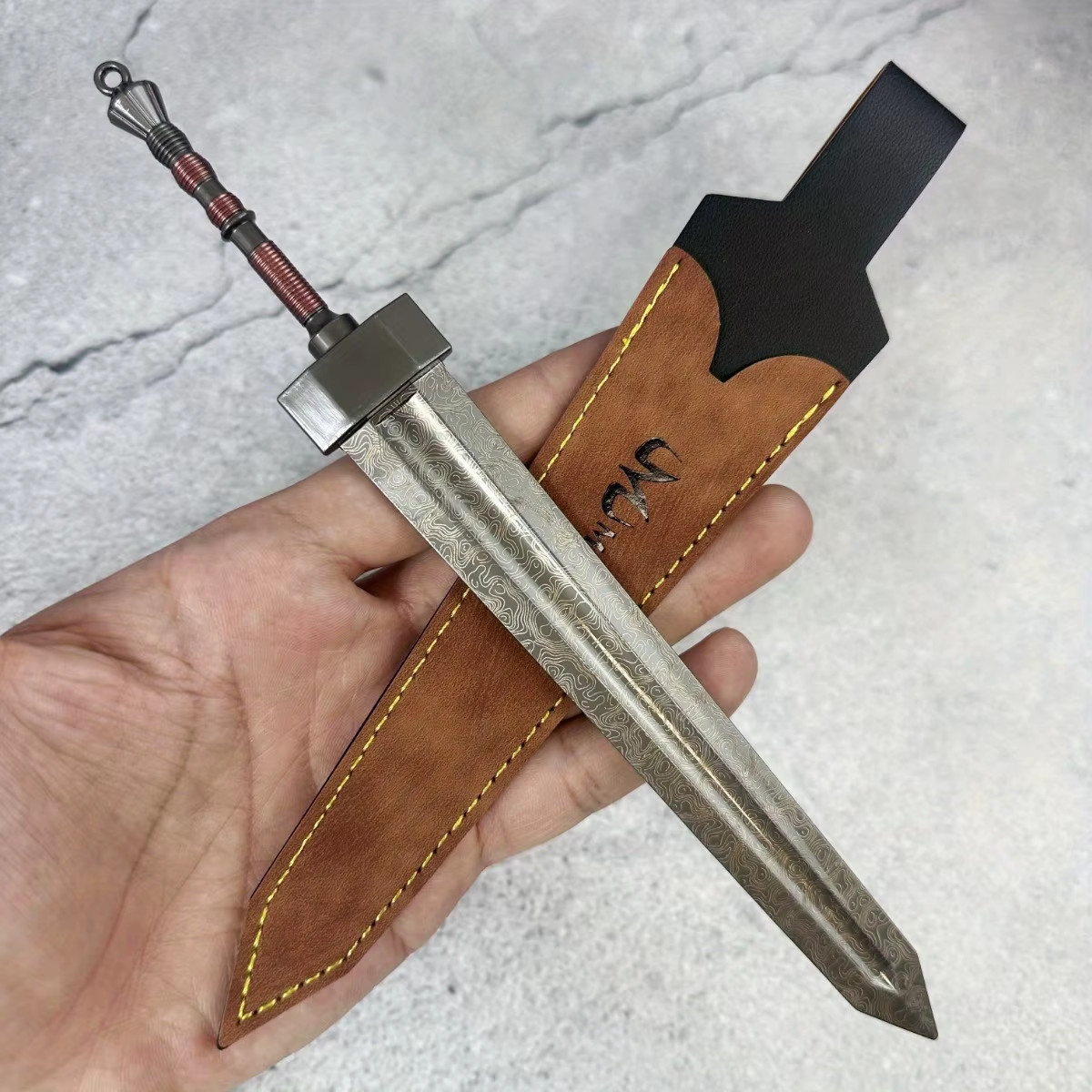 8.6-inch Elden Katana metal Japanese samurai sword anime ninja knife model