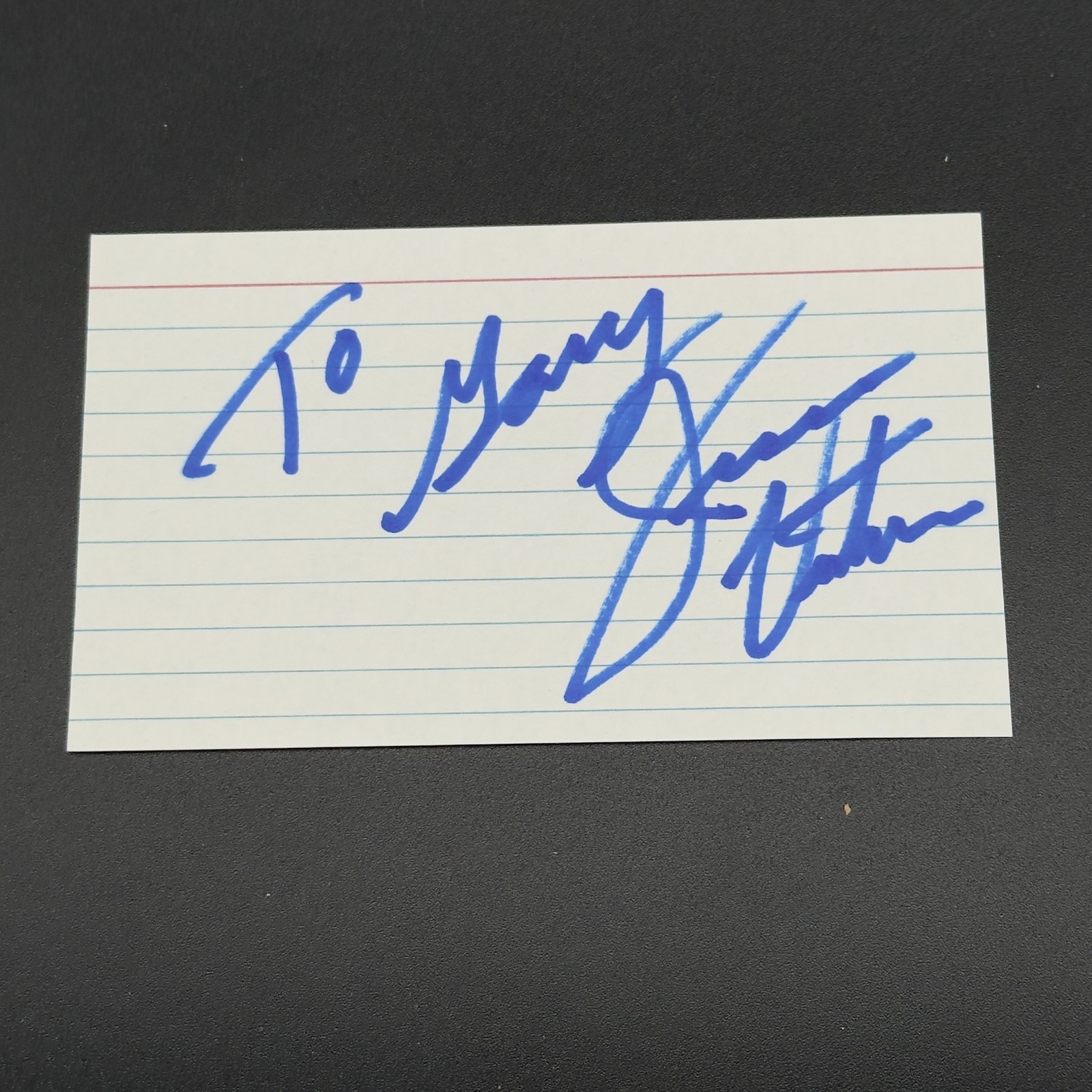 Jesse The Body Ventura Signed 3x5 Index Card - AWA WWE - TTM Authentic Autograph