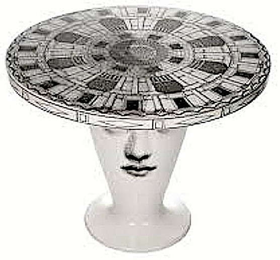 Fornasetti Architettonico Ceramic table Original Authentic
