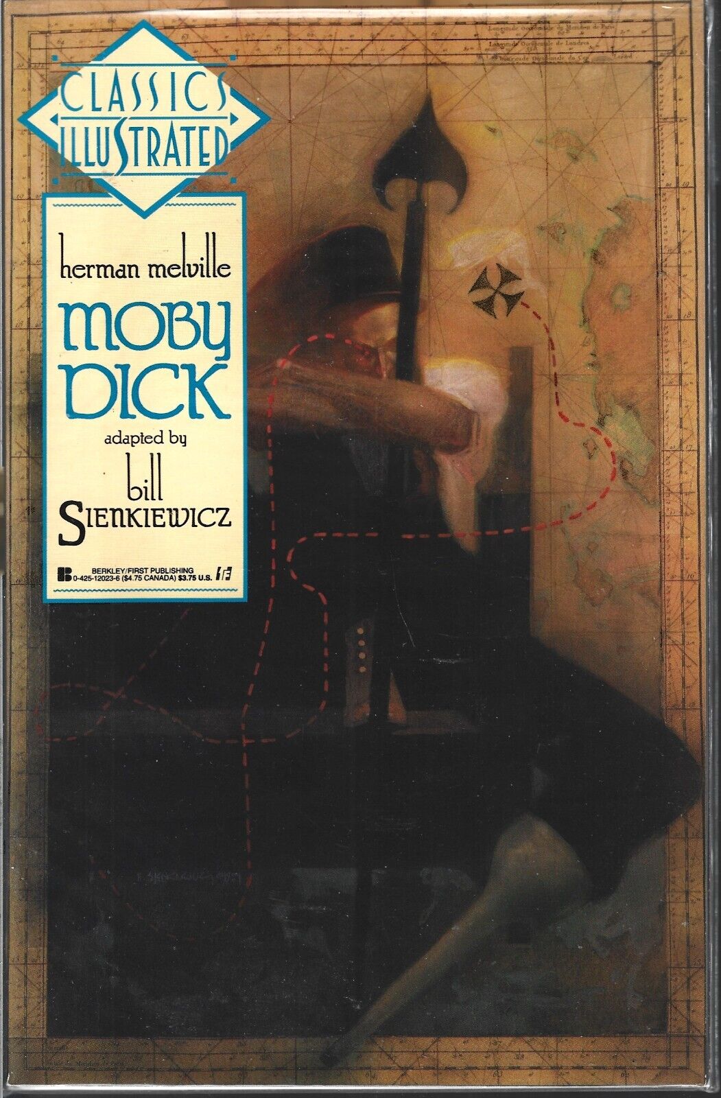 CLASSICS ILLUSTRATED HERMAN MELVILLE MOBY DICK (NM) ADAPTED BY BILL SIENKIEWICZ