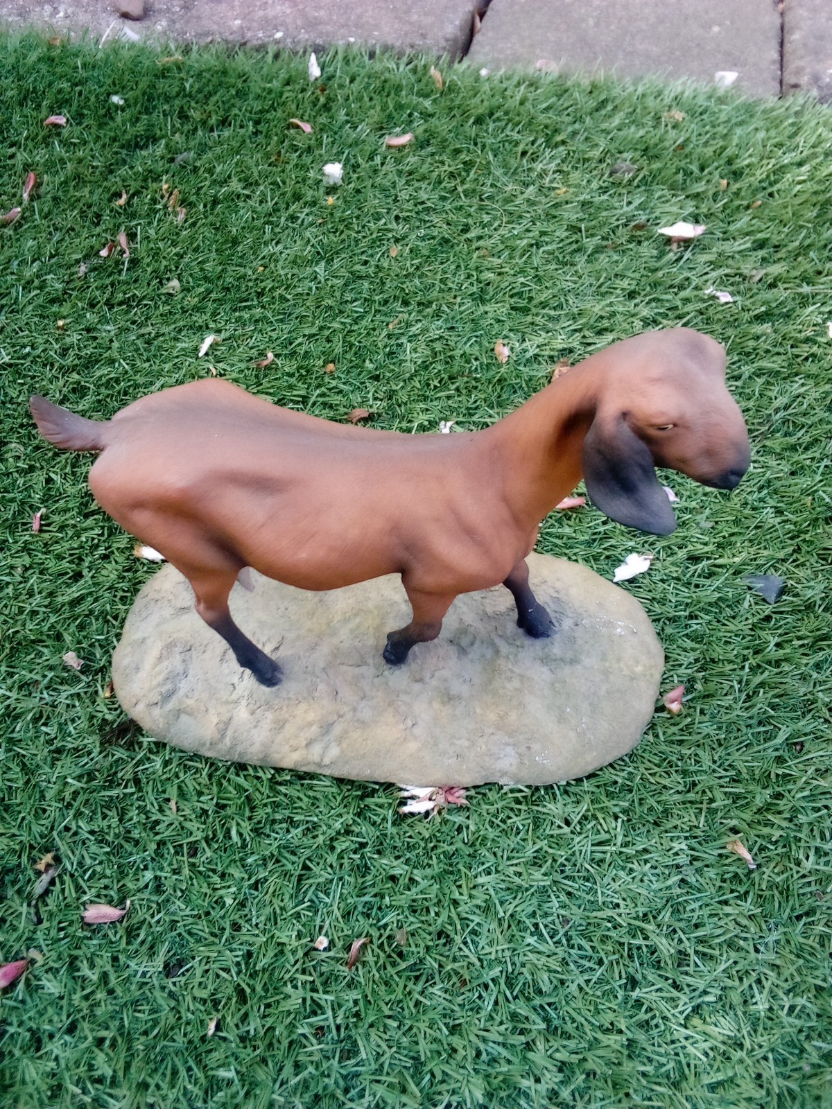 Vintage Large North Light Nanny Goat Sculpture Figurine Ornament