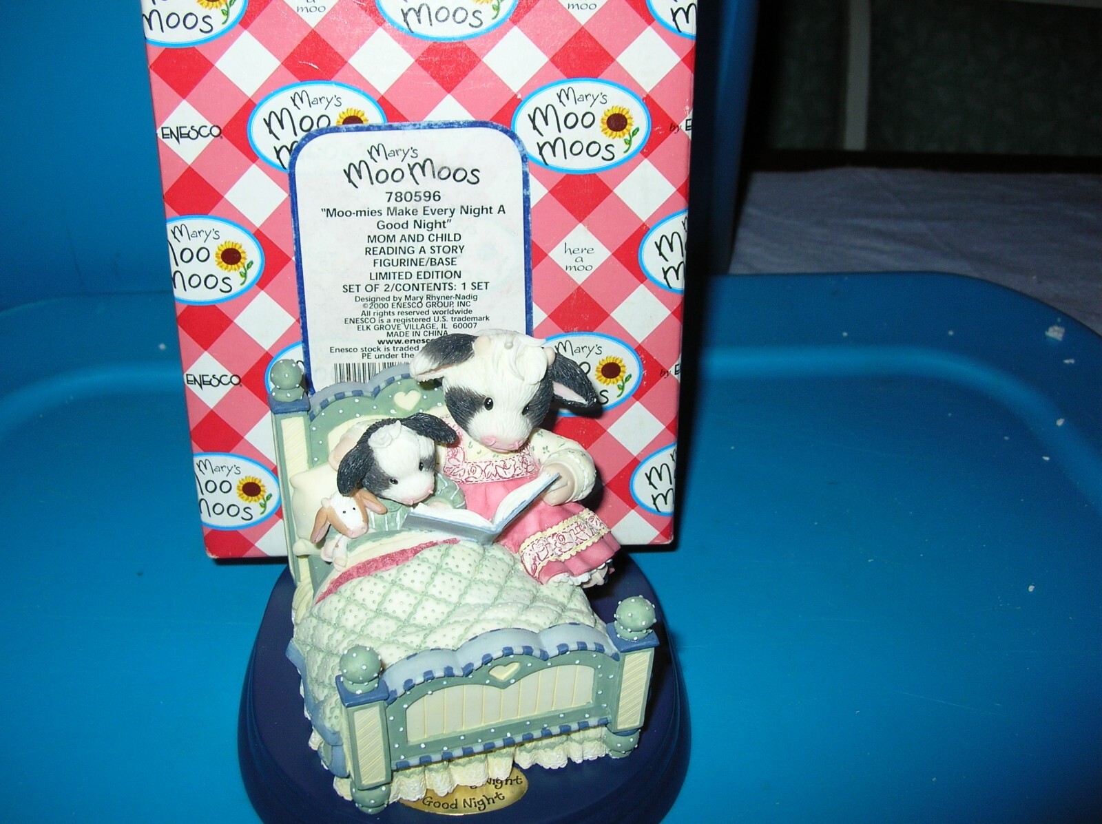 VINTAGE Enesco Mary's Moo Moos, MOOMIES MAKE EVERY NIGHT L/E 20% OFF  RARE