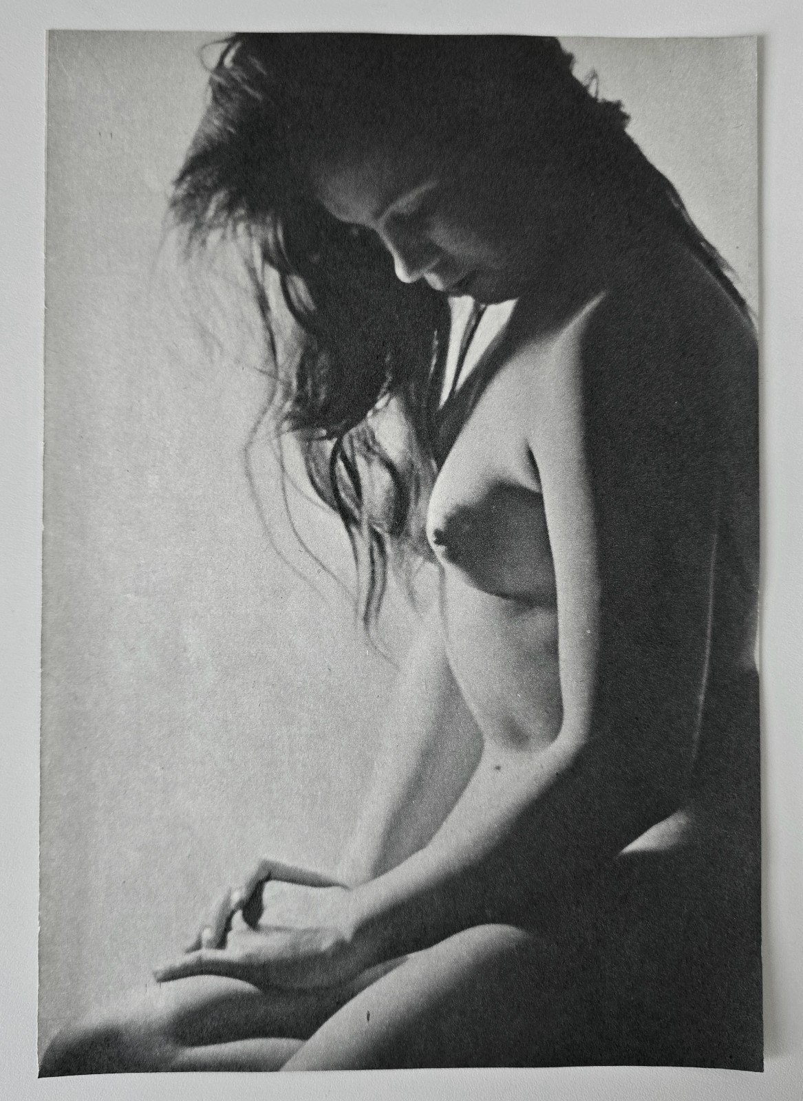 Erotic girls nude erotic girl nude original sheet GDR GDR MAGAZINE 1960s approx A4