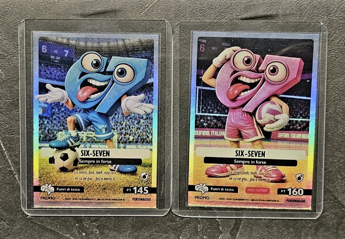 Brainrot Six-Seven Complete 2 Card Set New Sport Collection