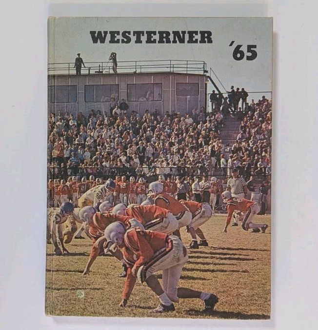 Original 1965 West High School Yearbook Denver, Colorado-The Westerner Vintage