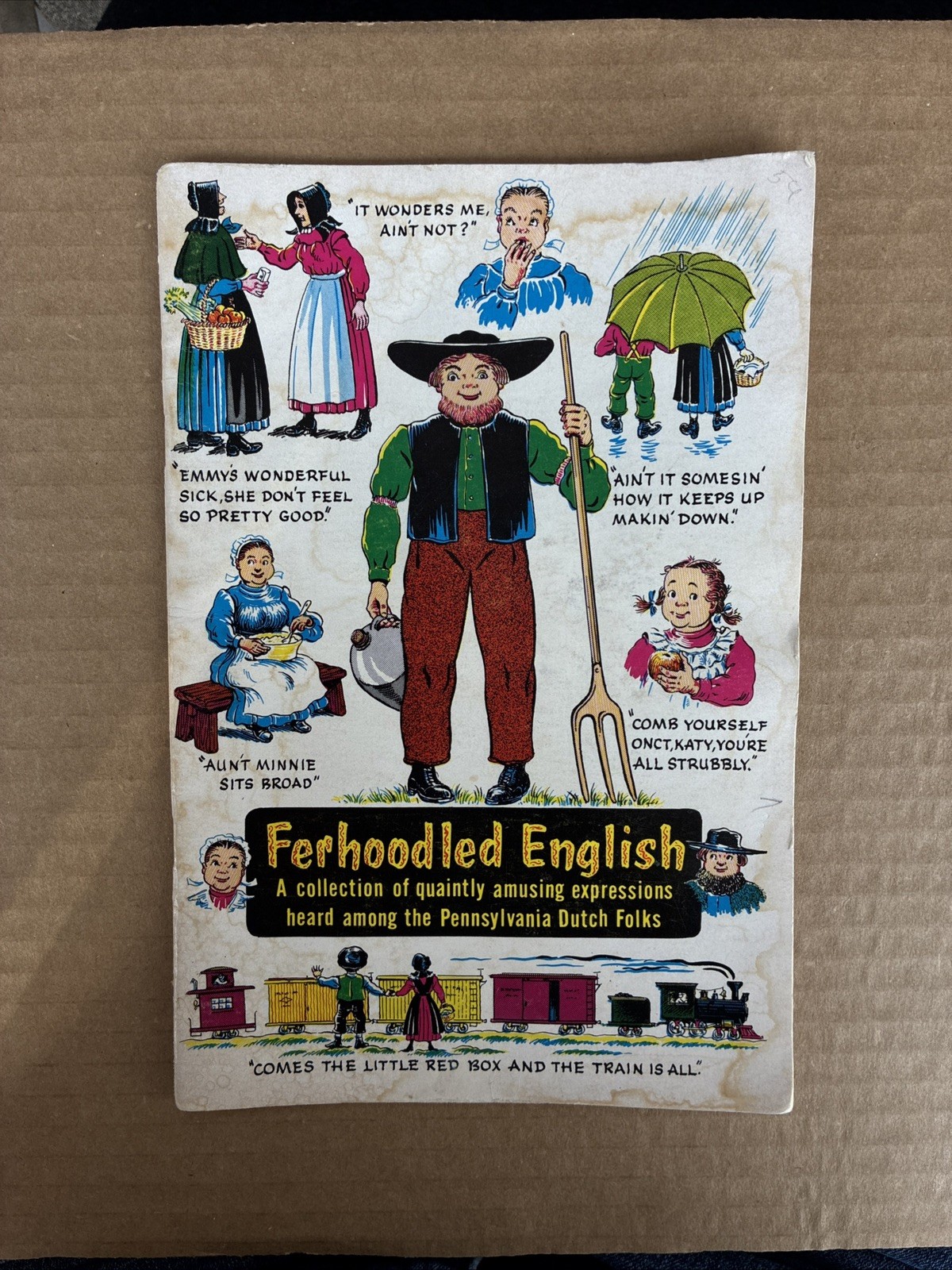 Ferhoodled English Curious & Amusing Pennsylvania Dutch Talk Sayings 1964