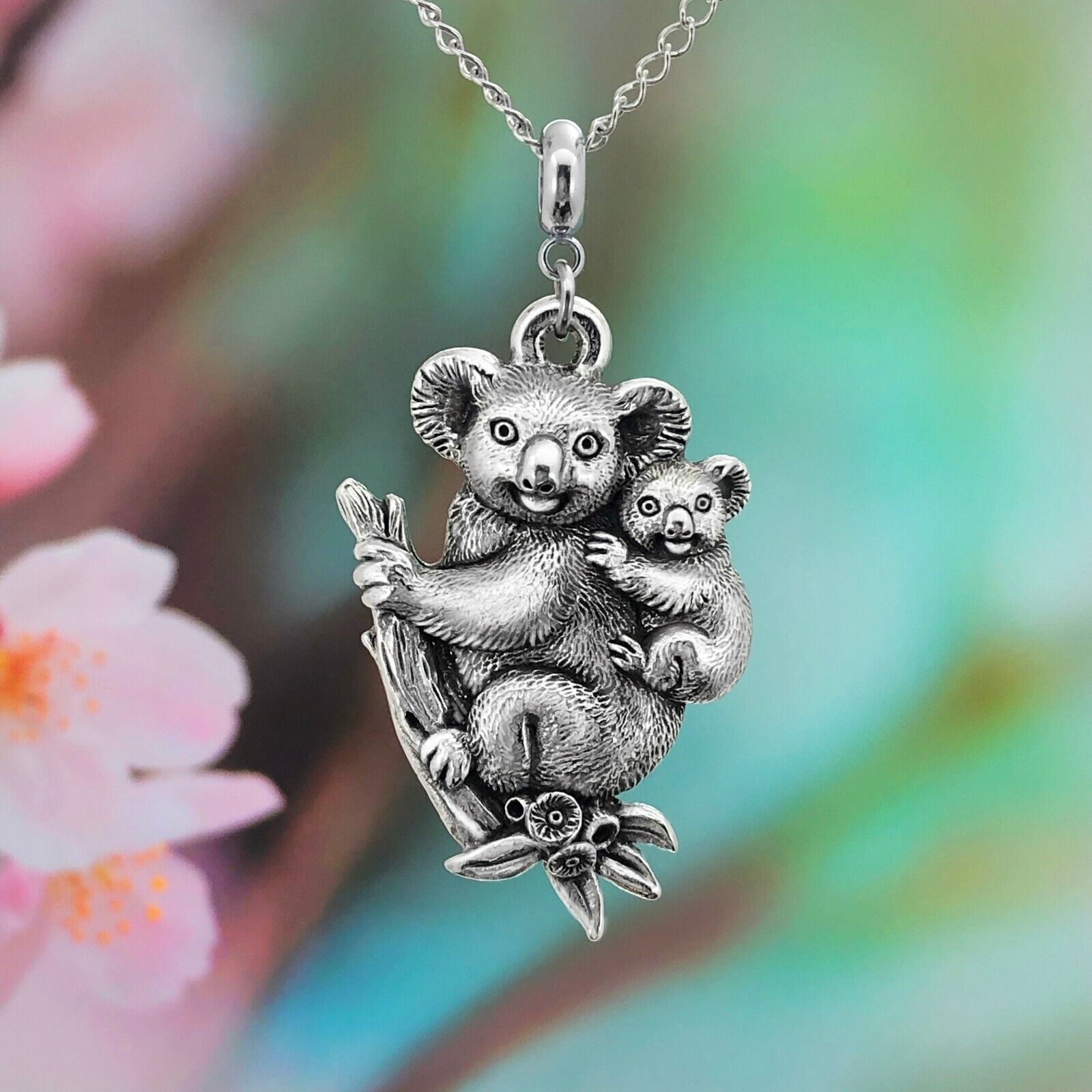 Koalas Souvenir Necklace Pendant Australian Made Jewellery Gift