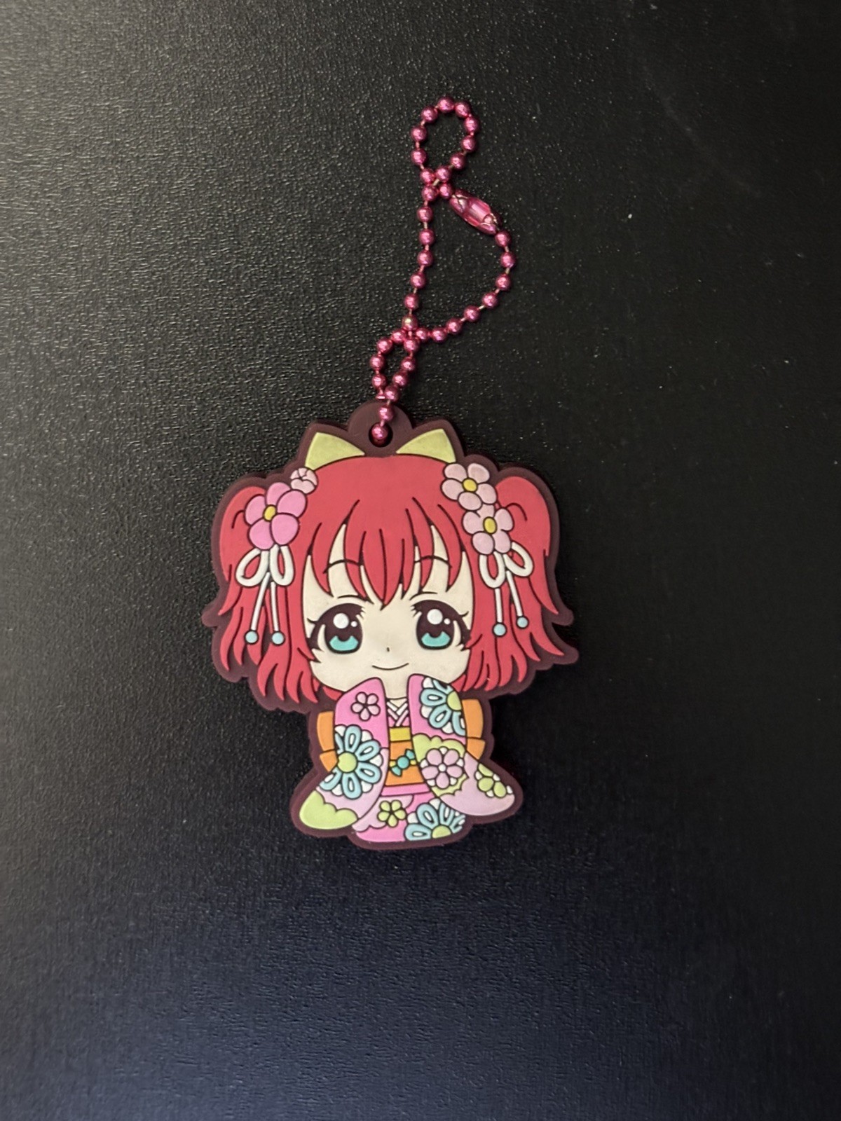 Love Live Sunshine Rubber Keychain Ruby Kurosawa