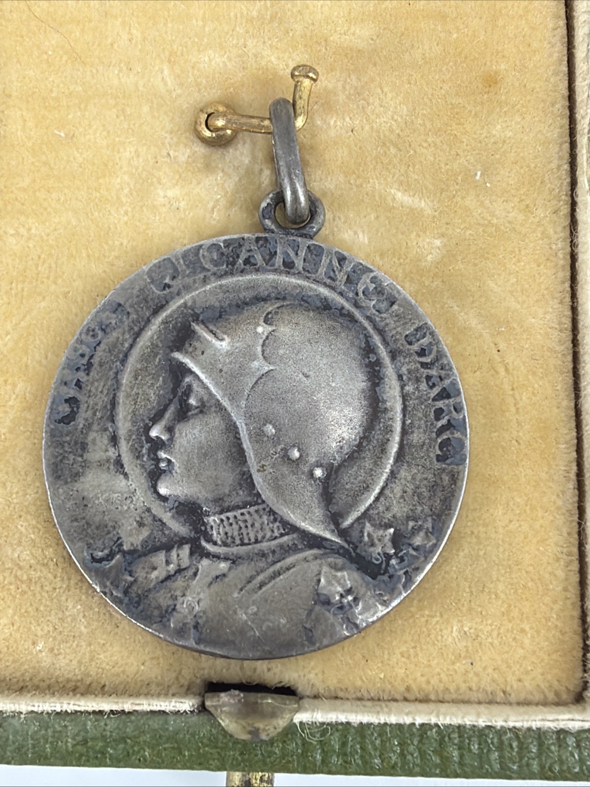 Silver Medal Red Cross 14-18 Joan of Arc Becker Hospital 37 Vaugneray Hairy