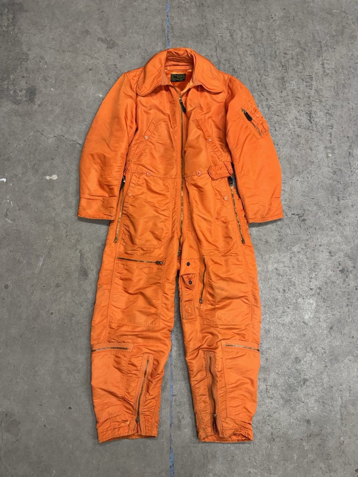 Vintage 1950s Military US Air Force CWU-1/P Flying Coveralls Size Small Regular