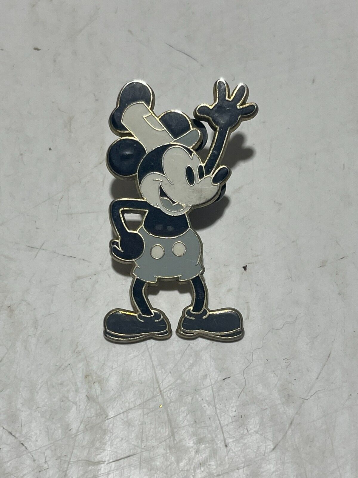 2007 Walt Disney Black & White MICKEY MOUSE COLLECTOR TRADING PIN