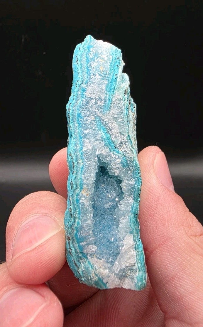 Gem Silica Chrysocolla Druzy Quartz Ray Mine Az