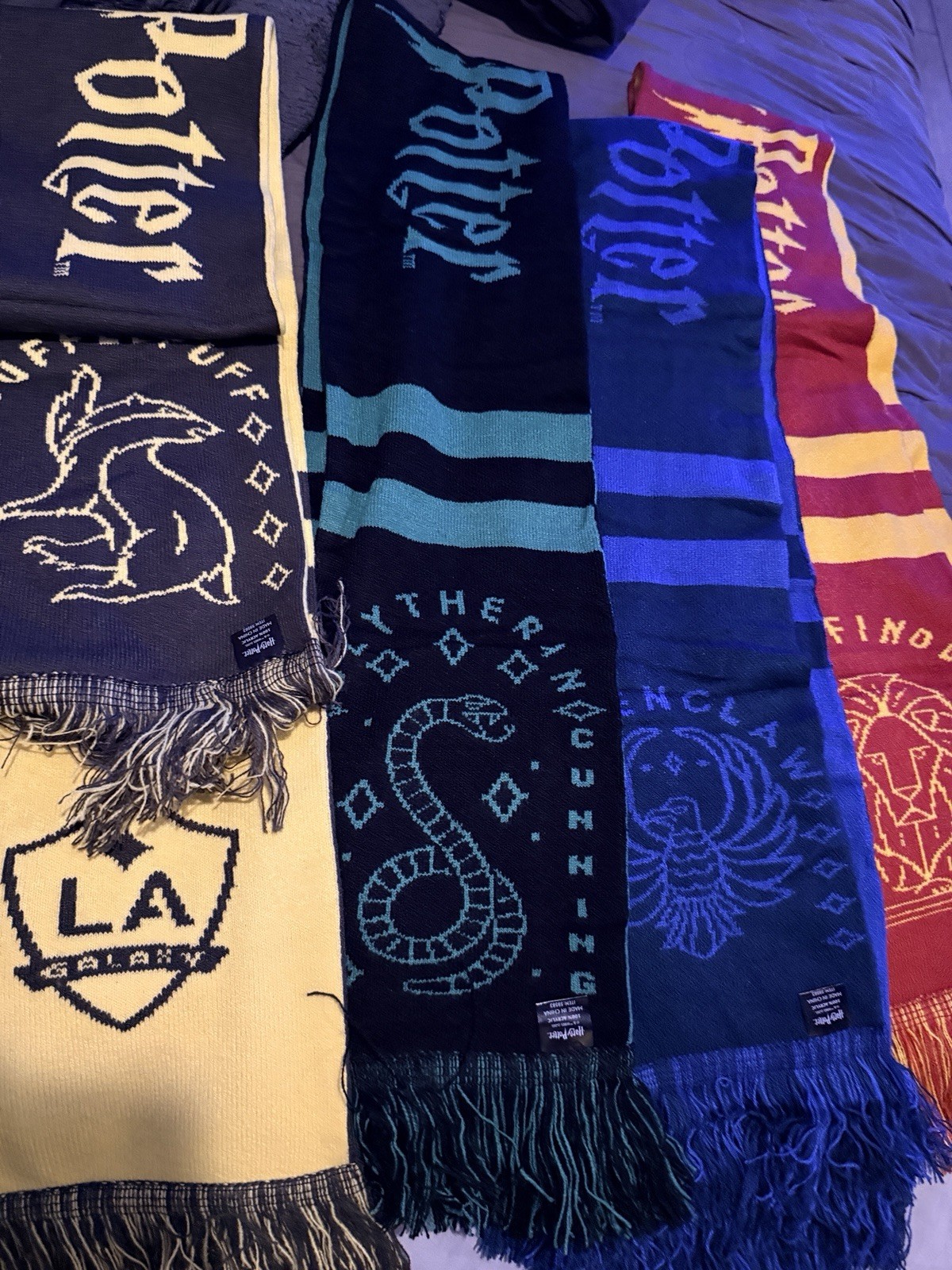 LA Galaxy Harry Potter House Scarf 4 pcs