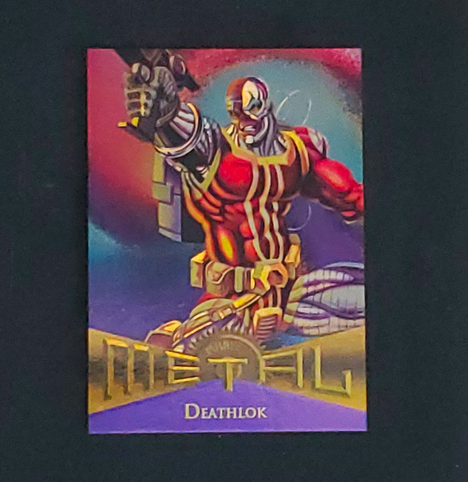 Marvel 1995 Fleer Metal Deathlok PowerGrid #20 Non-Sport Trading Card Marvel 1995 Fleer Metal Deathlok PowerGrid #20 Non-Sport Trading Card