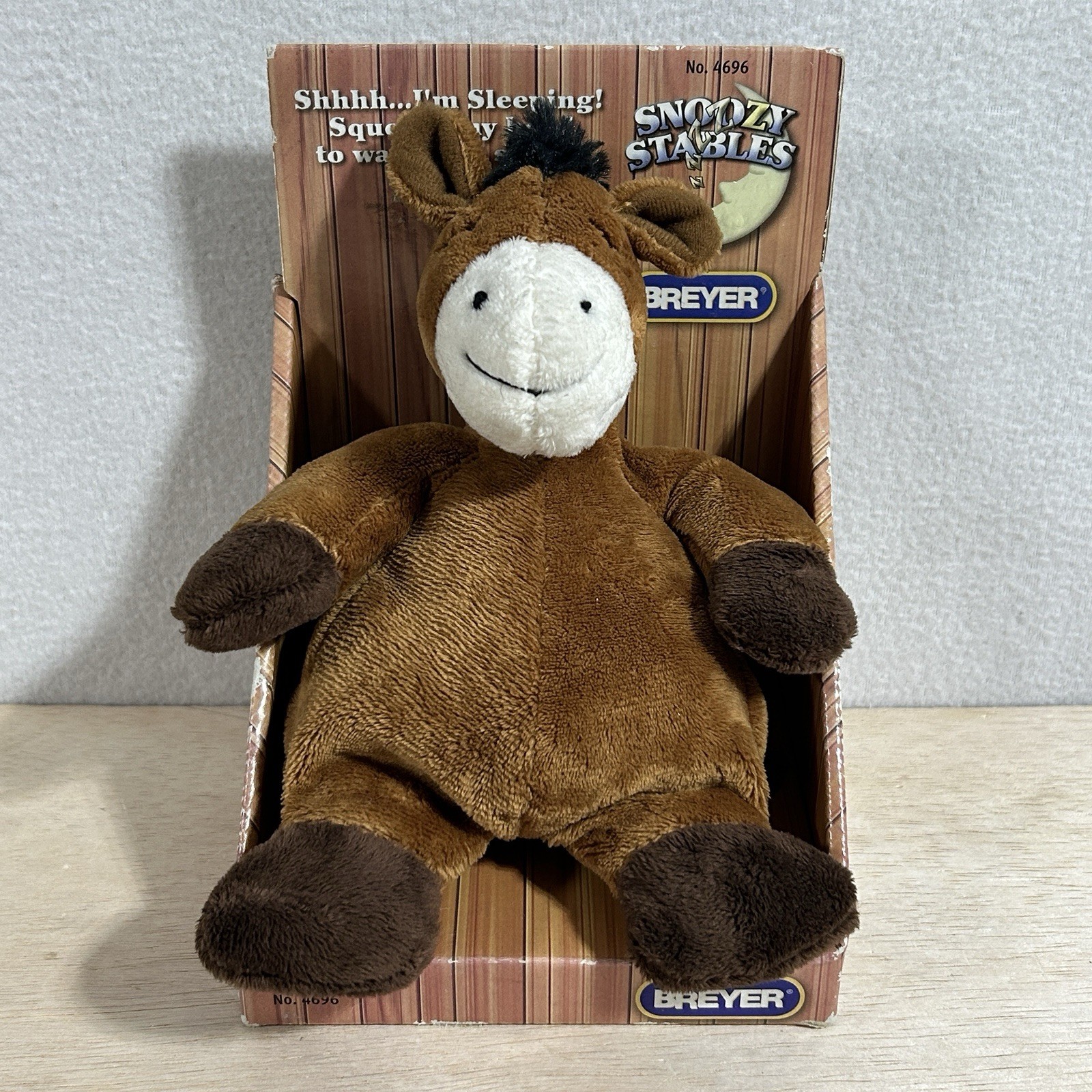 WORKS Snoring Breathing Breyer Snoozy Stables Dozy Horse Plush 2004 No. 4696