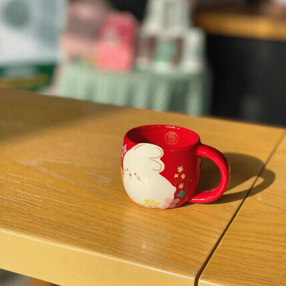 New Starbucks 2023 China Lunar New Year of The Rabbit 3oz/12oz Mug Sets Limited