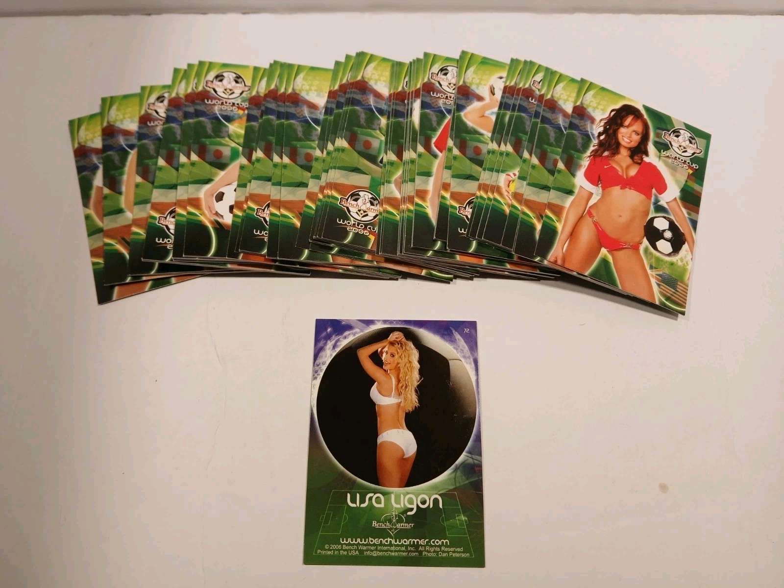 BENCH WARMER 2006 WORLD CUP Complete Card Set (#1-#72) w/ CHRISTY HEMME FIFA