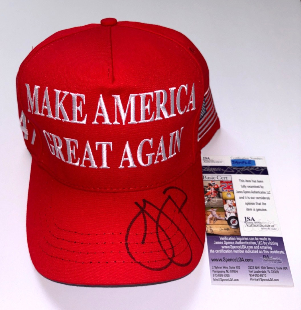 IVANKA TRUMP SIGNED OFFICIAL MAKE AMERICA GREAT AGAIN HAT CAP MAGA DAUGHTER JSA