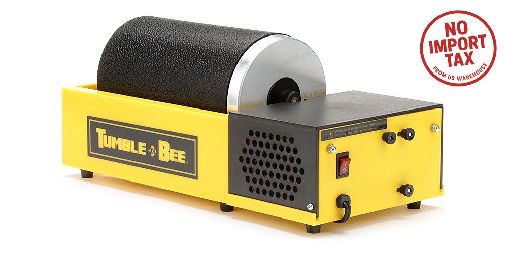 Tumble-Bee Rotary Rock Tumbler | Polish Rocks Glass Metals | Model TB-14, 1X4LB