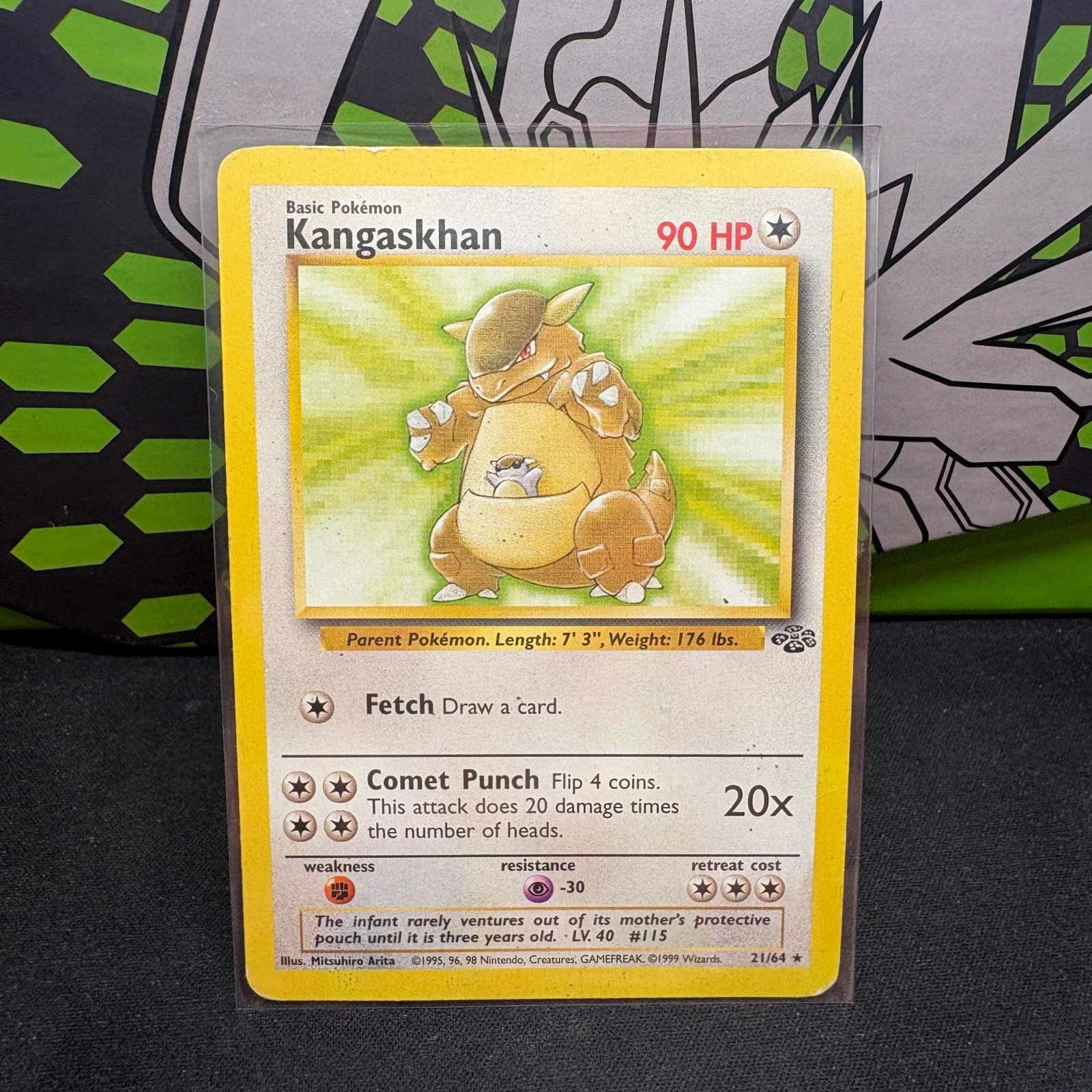 Kangaskhan (21) Unlimited Rare Jungle 21/64 MP