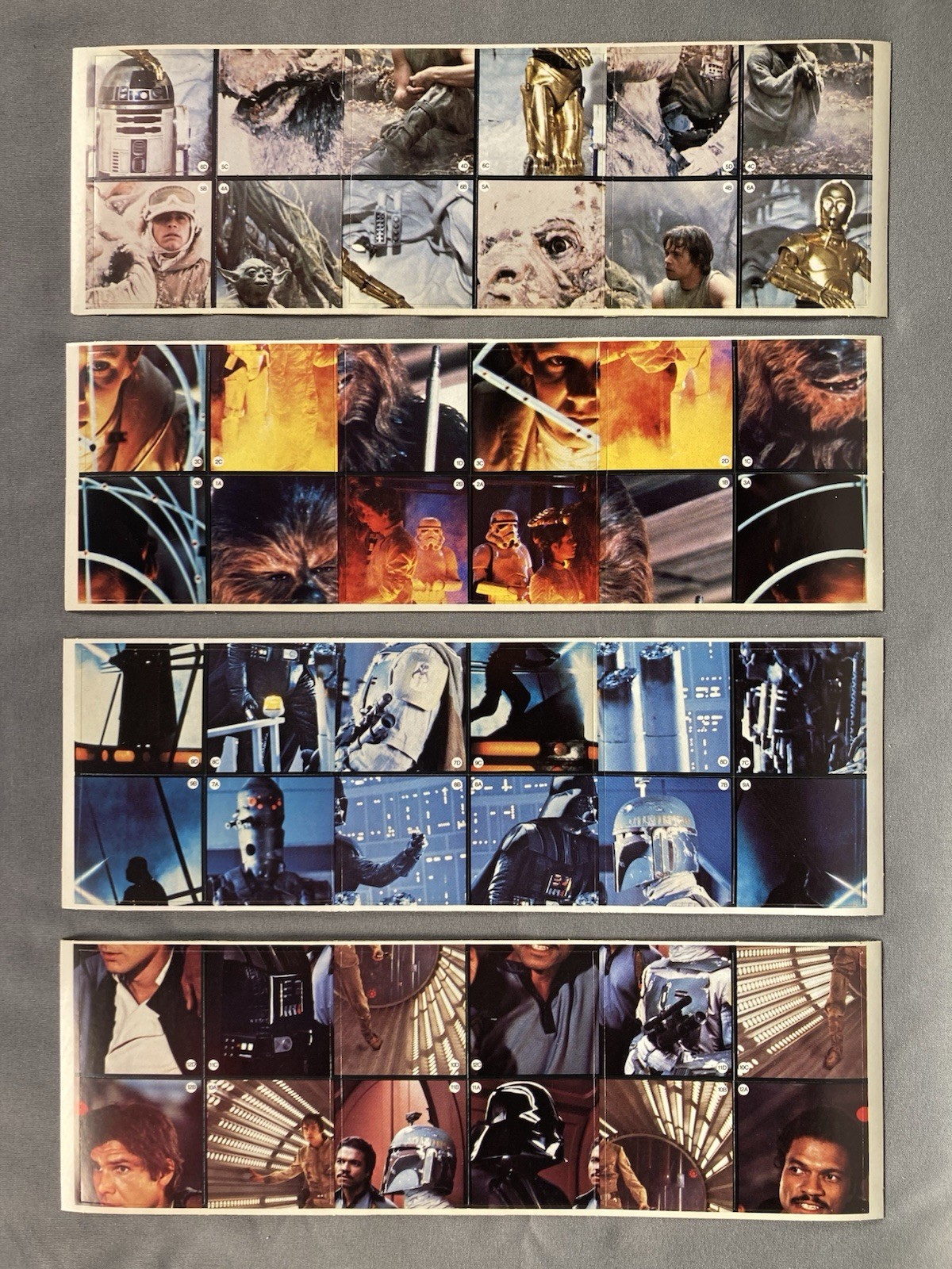 Star Wars ⚫️🟡🟠 | 1980 ESB Burger King Super Scene COMPLETE SET of  STICKERS