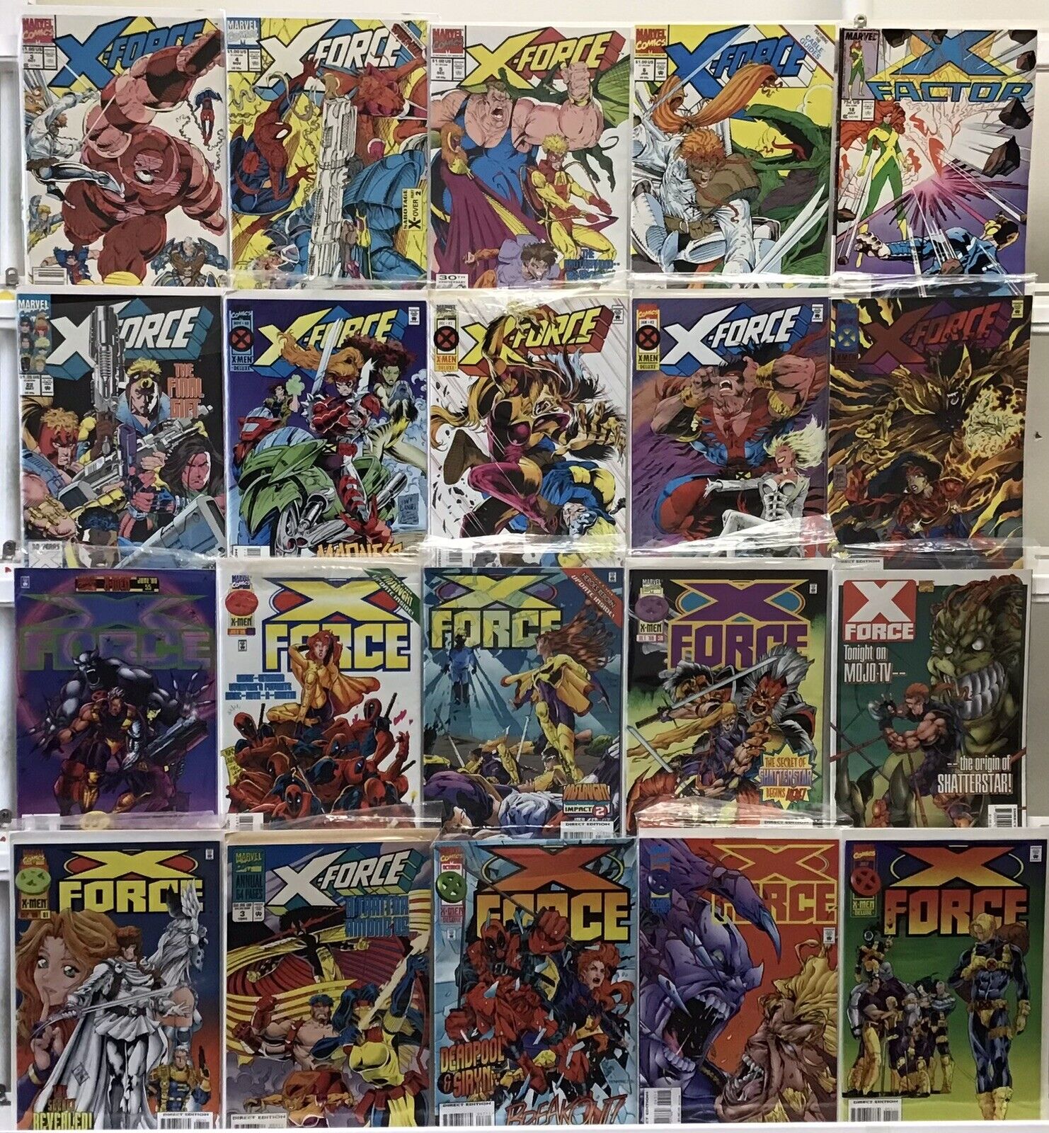 Marvel Comics - X-Force - Comic Book Lot Of 20