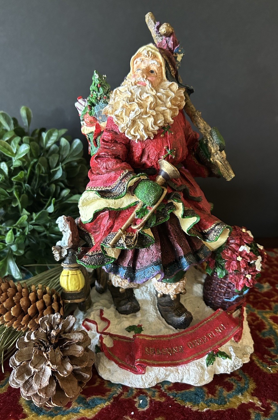 Holiday Santa Distributed by JC Penney 1990\'s Excellent in Box 11\