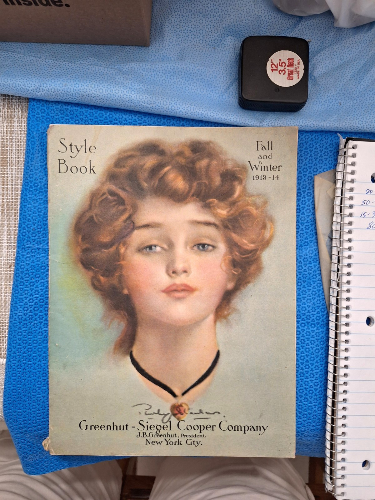Greenhut-Siegel Cooper Co. Style Book Calendar Fall/Winter 1913-14 Greenhut-Siegel Cooper Co. Style Book Calendar Fall/Winter 1913-14