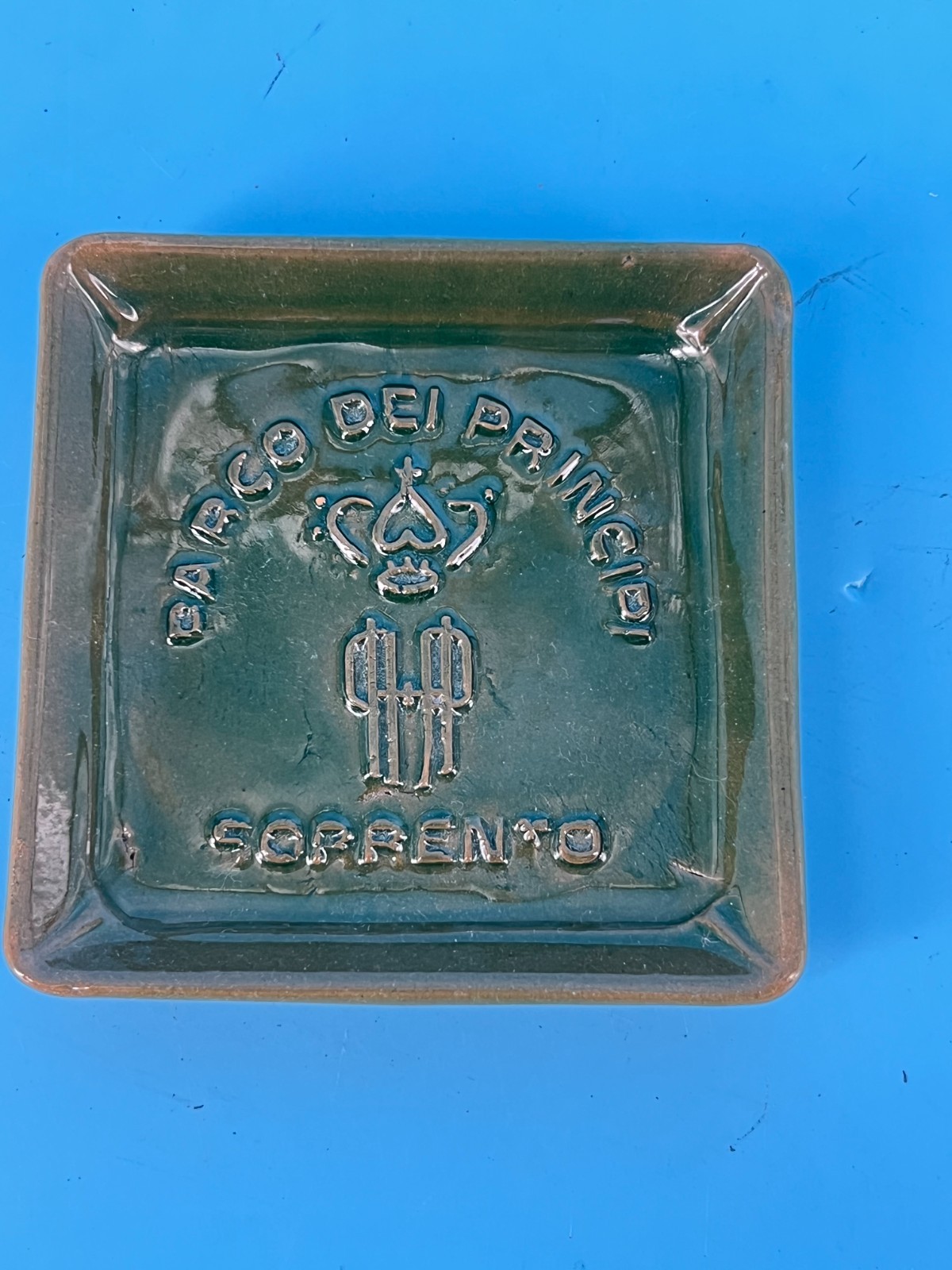 DISH PARCO DEI PRINCIPI SORRENTO NAPLES ITALY SOUVENIR HOTEL KEY TRAY CERAMIC