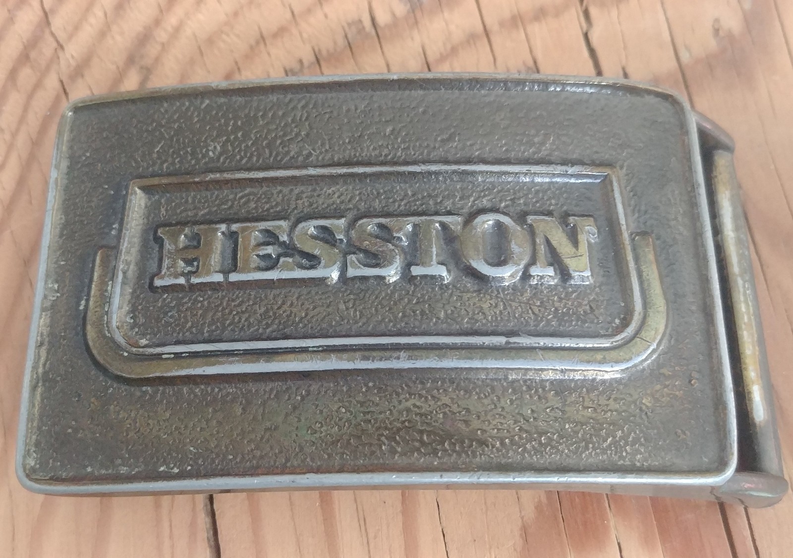 Genuine 1974 Hesston Belt Buckle - Authentic Employee Owned