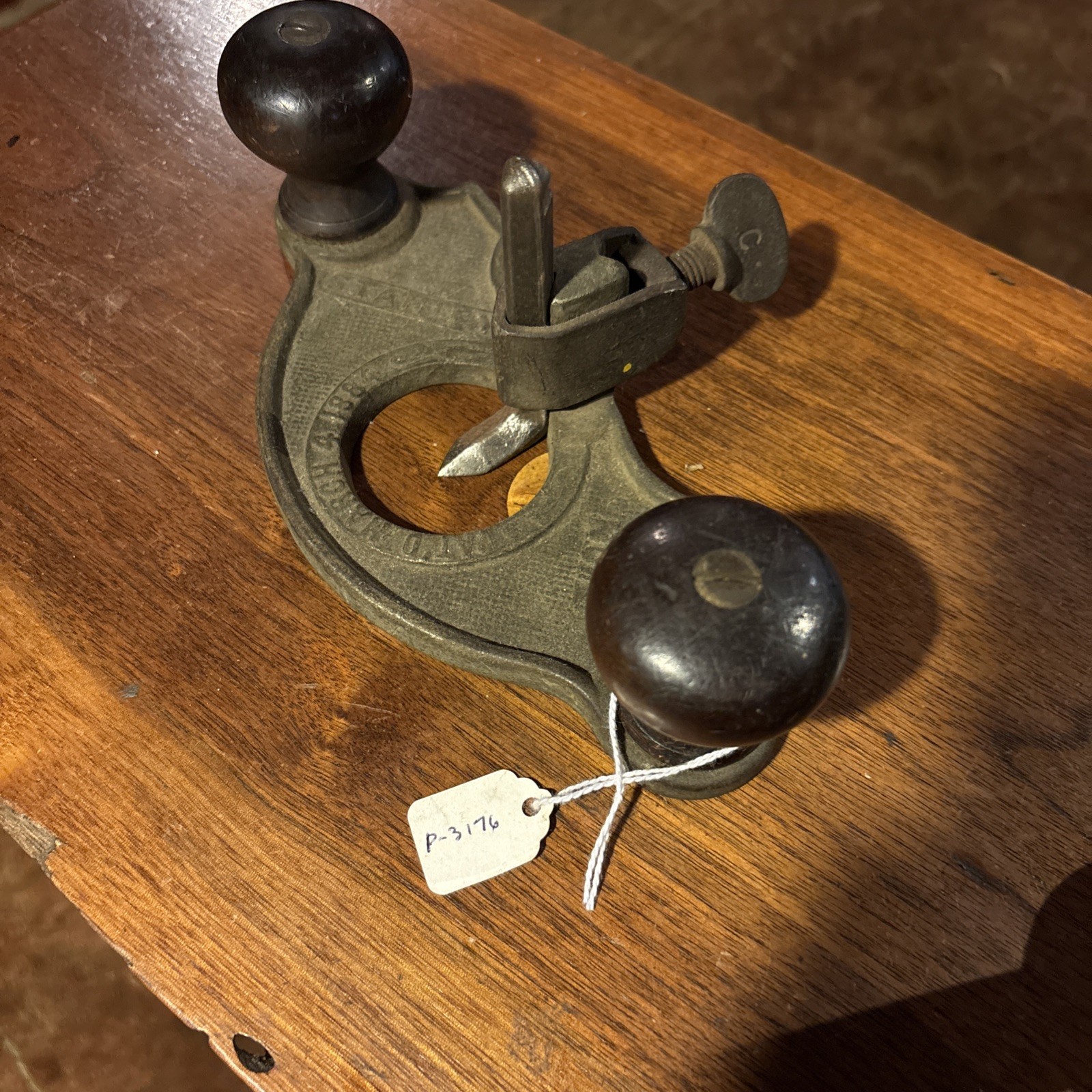 1884 Early Version Of Stanley No. 71 Router Plane Rosewood Handled  Nice