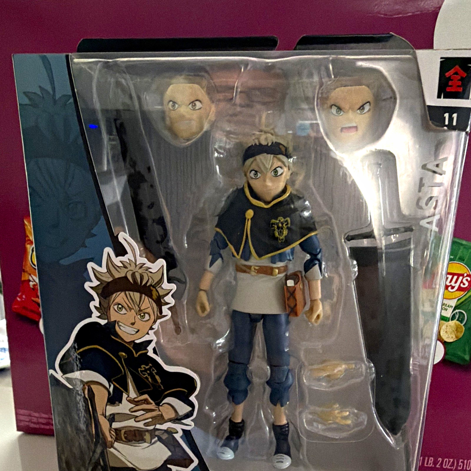Jazwares Total Anime Black Clover Asta Figure Boxed Original Unopened #11