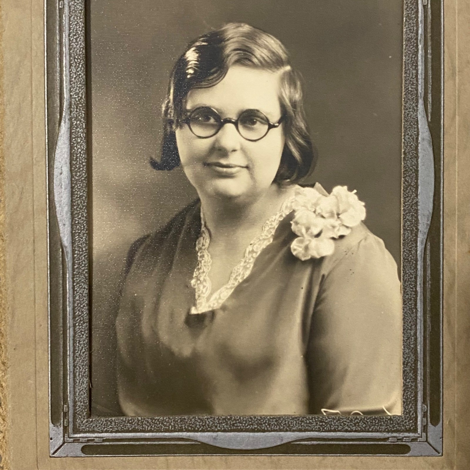 McClintic Graduation Vtg 1920s Photo Card Bramson Studio Des Moines Iowa USA