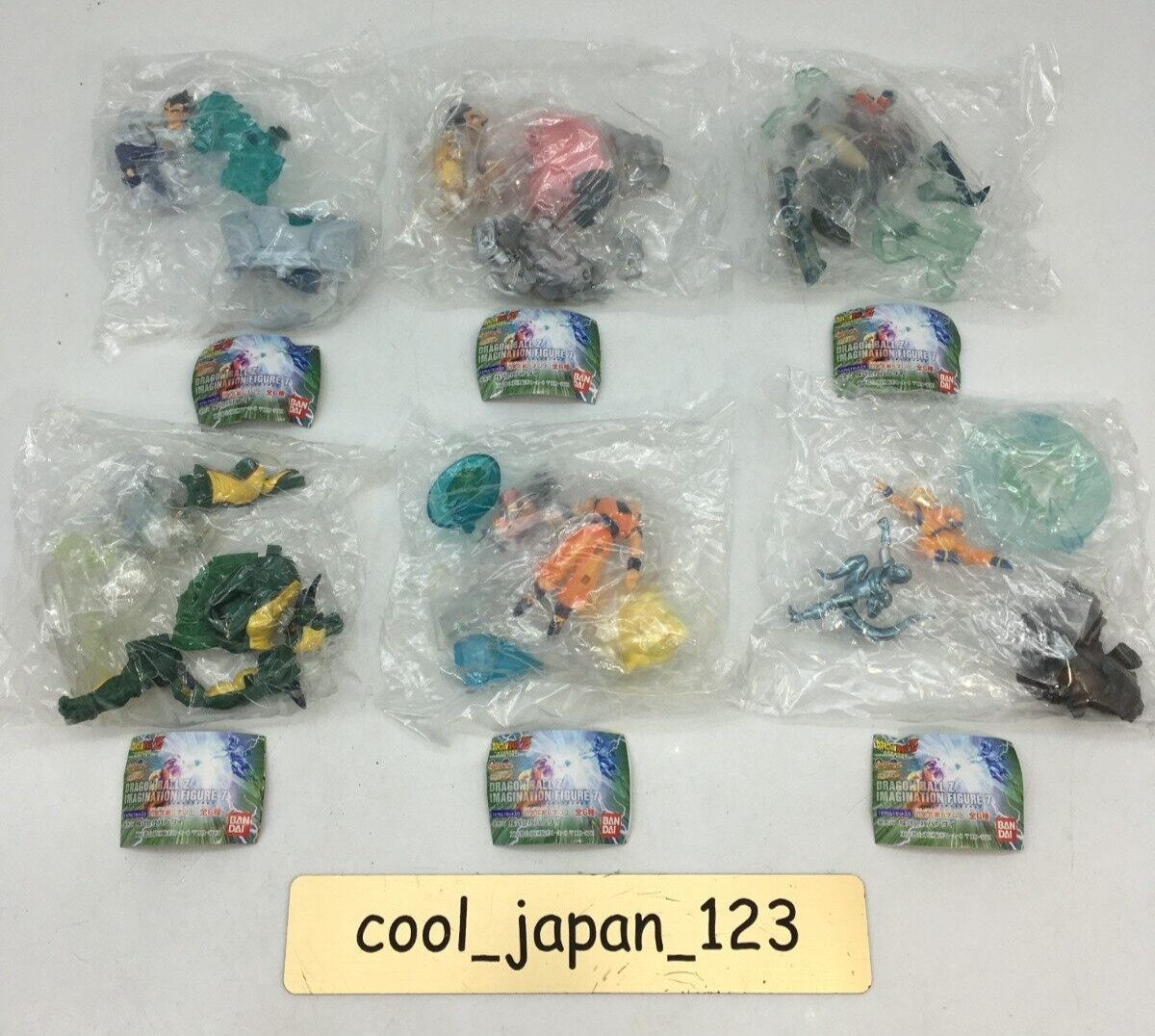 Bandai Dragon ball Z Imagination gashapon figure part.7 (full set of 6 figures)