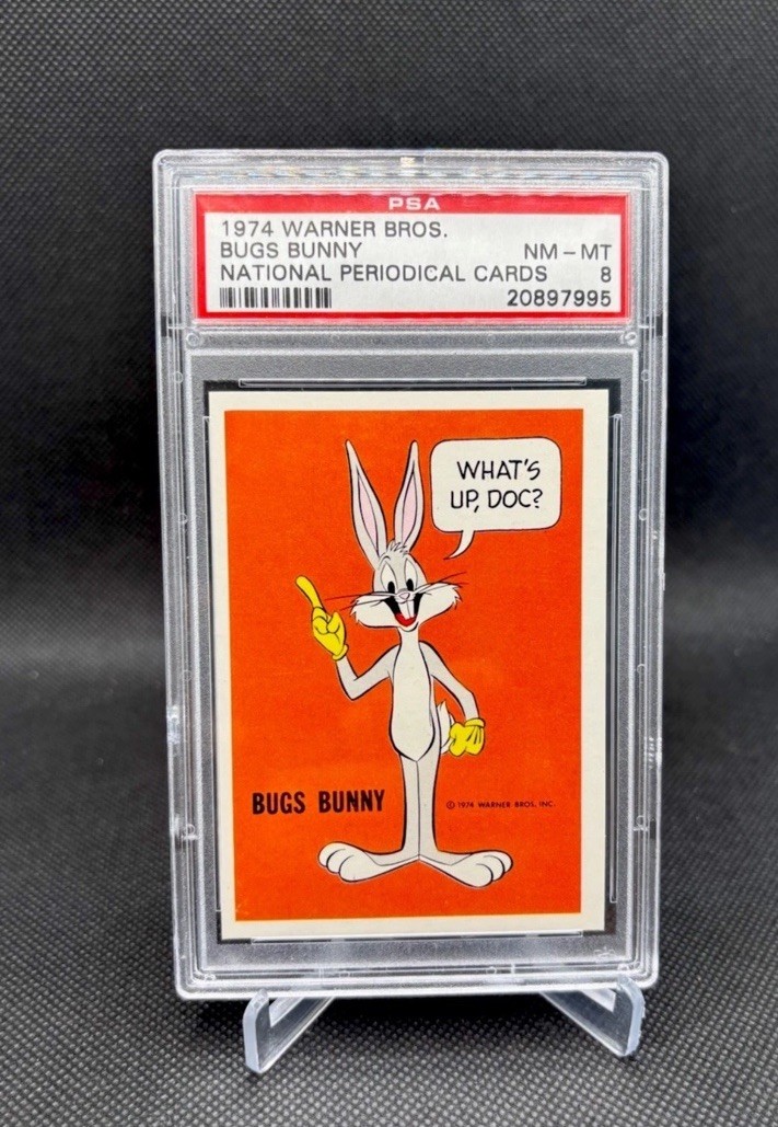 1974 WARNER BROS. NATIONAL PERIODICAL CARDS BUGS BUNNY PSA 8