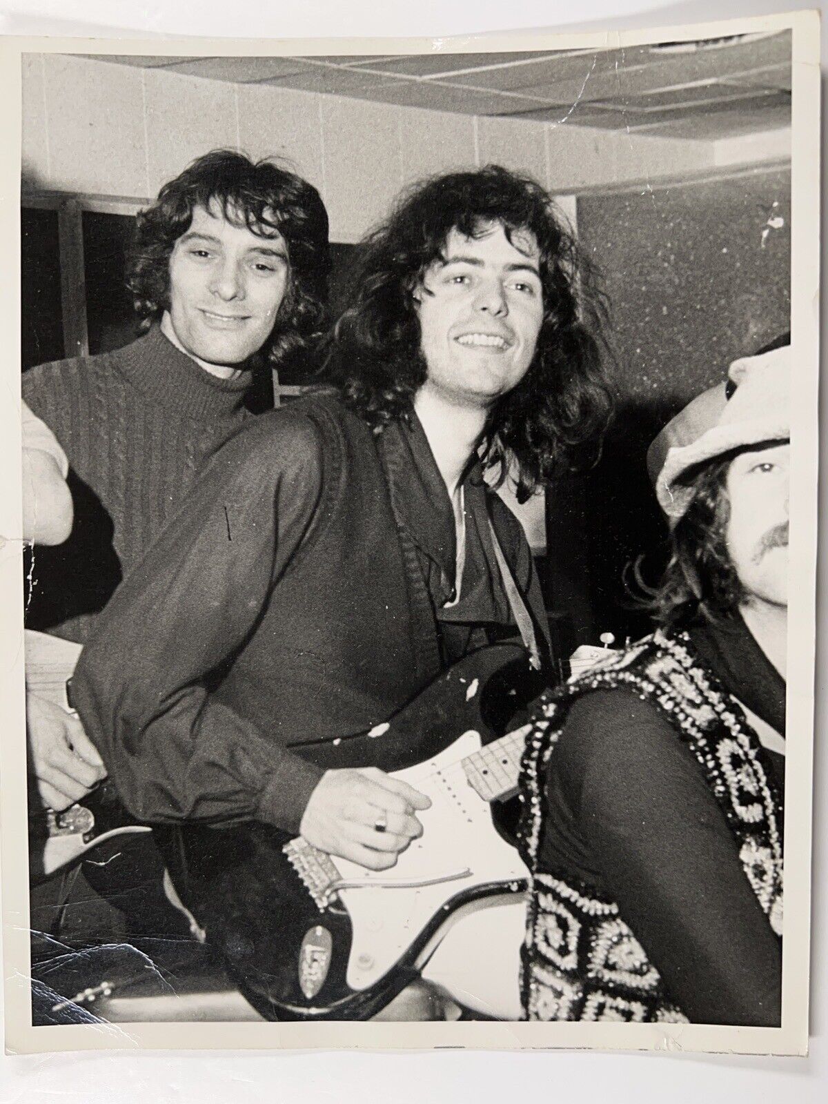 Deep Purple Photo  Green BullfrogBlackmore Albert Lee Tony Ashton Stamped 1970