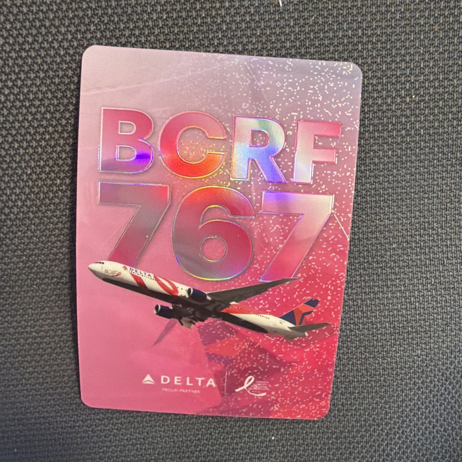 NEW 2026 Limited Edition Delta Trading Card #80 Boeing 767-400 BCRF