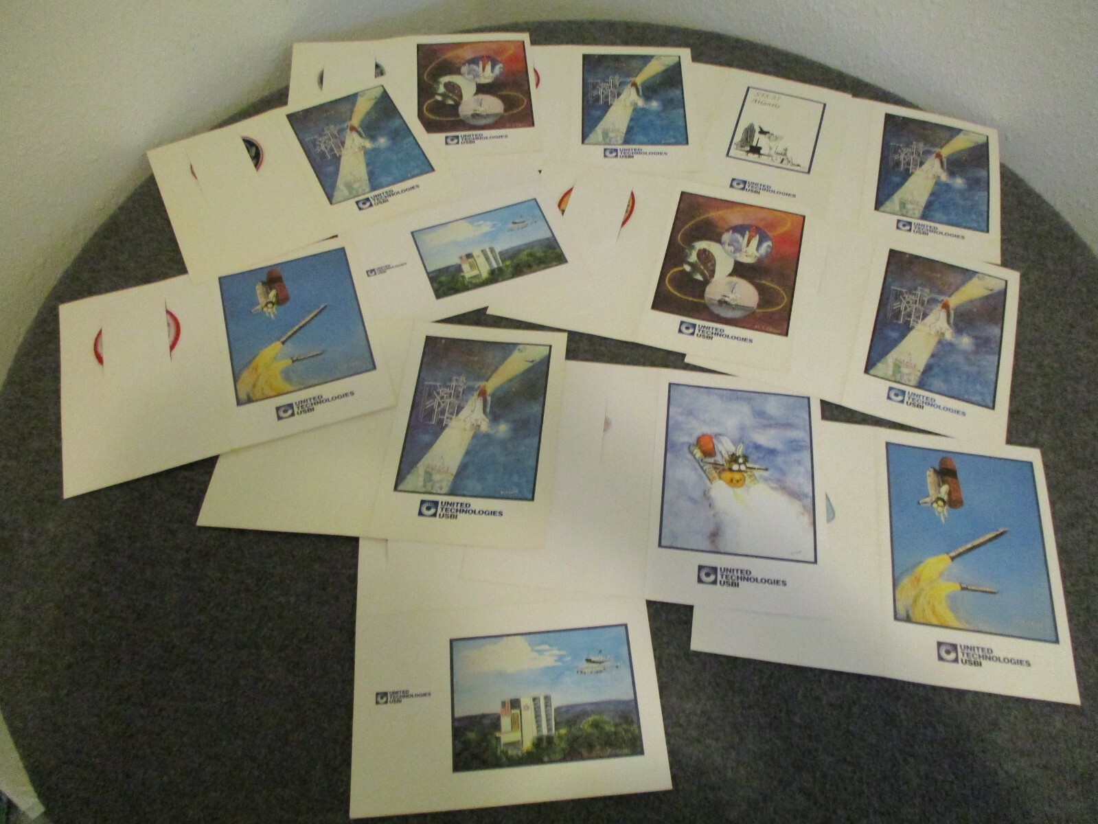 NASA USBI ORIGINALSHUTTLE MISSION PATCHES / EMBLEMS + CONTRACTOR ARTWORK SET(13)