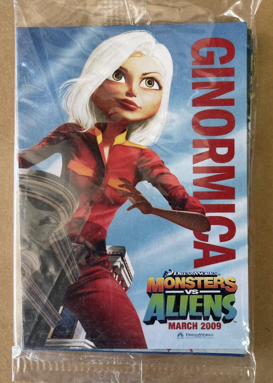 Dreamworks Monsters vs. Aliens 2009 Promo Card Ginormica Reese Witherspoon