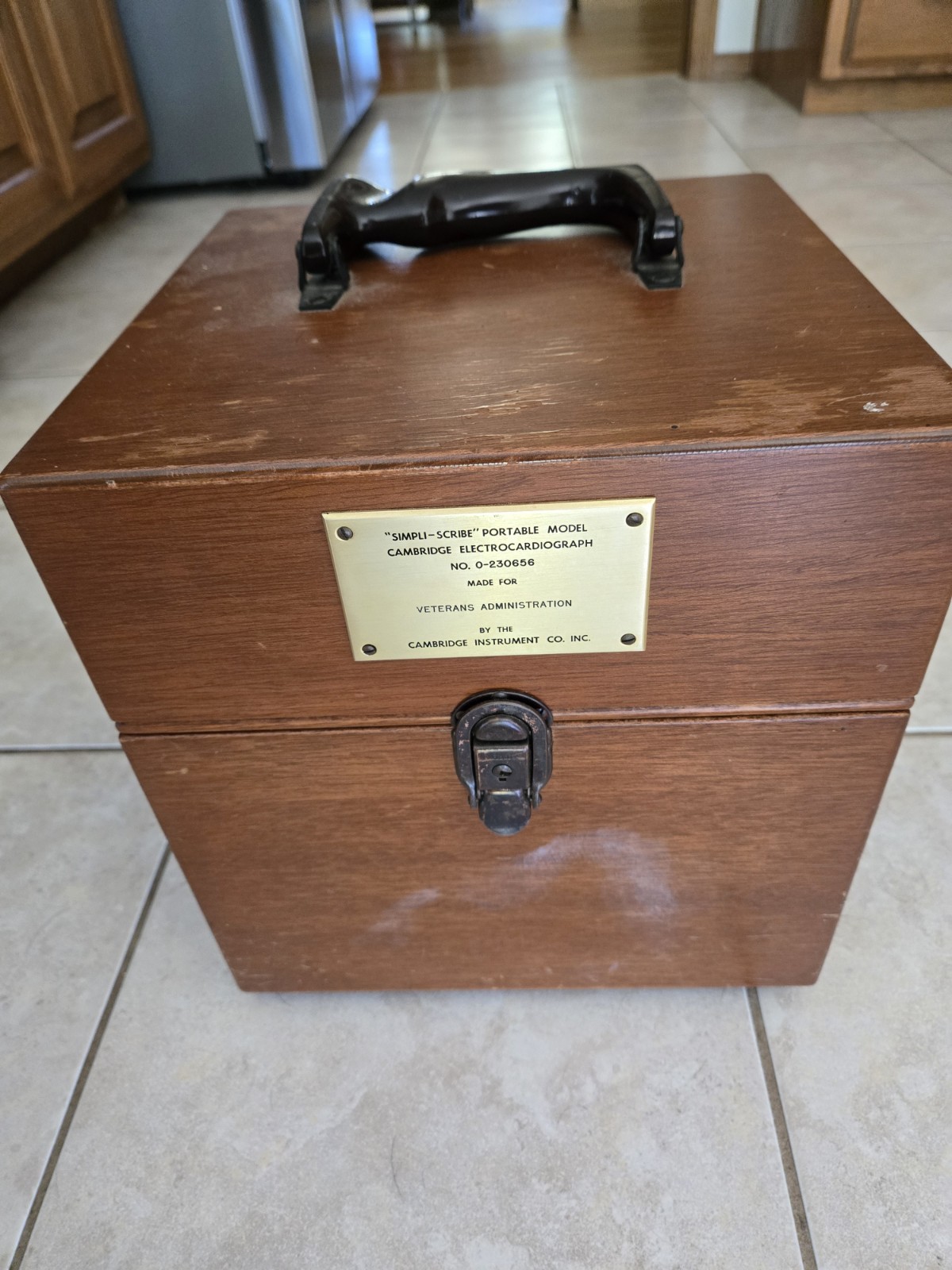 Vintage Cambridge Simpli-Scribe Electrocardiograph EKG Machine