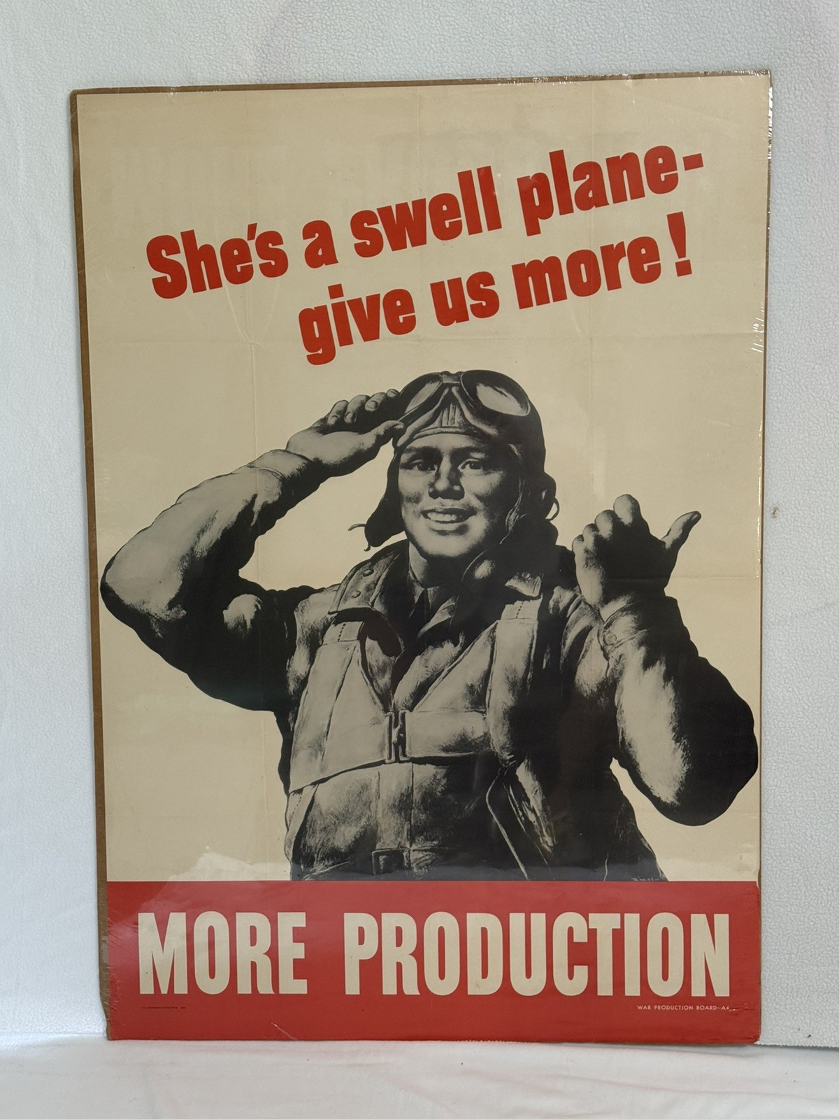 She\'s A Swell Plane - Give Us More WWII Poster by Robert Riggs 40x28\