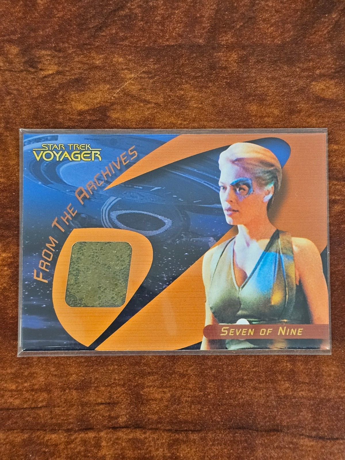 2004 Rittenhouse Star Trek Voyager Archives Jeri Ryan Seven 9 Costume Relic C12