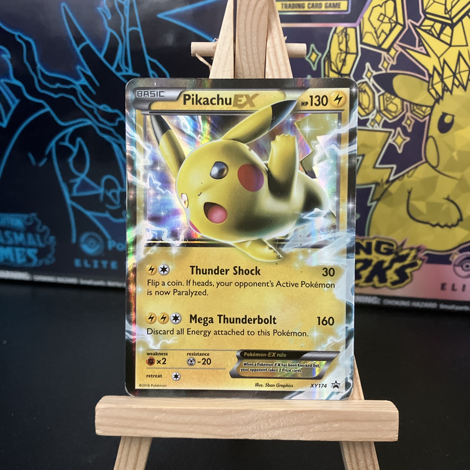 Pokémon Pikachu TCG EX XY174 Holo Rare Promo