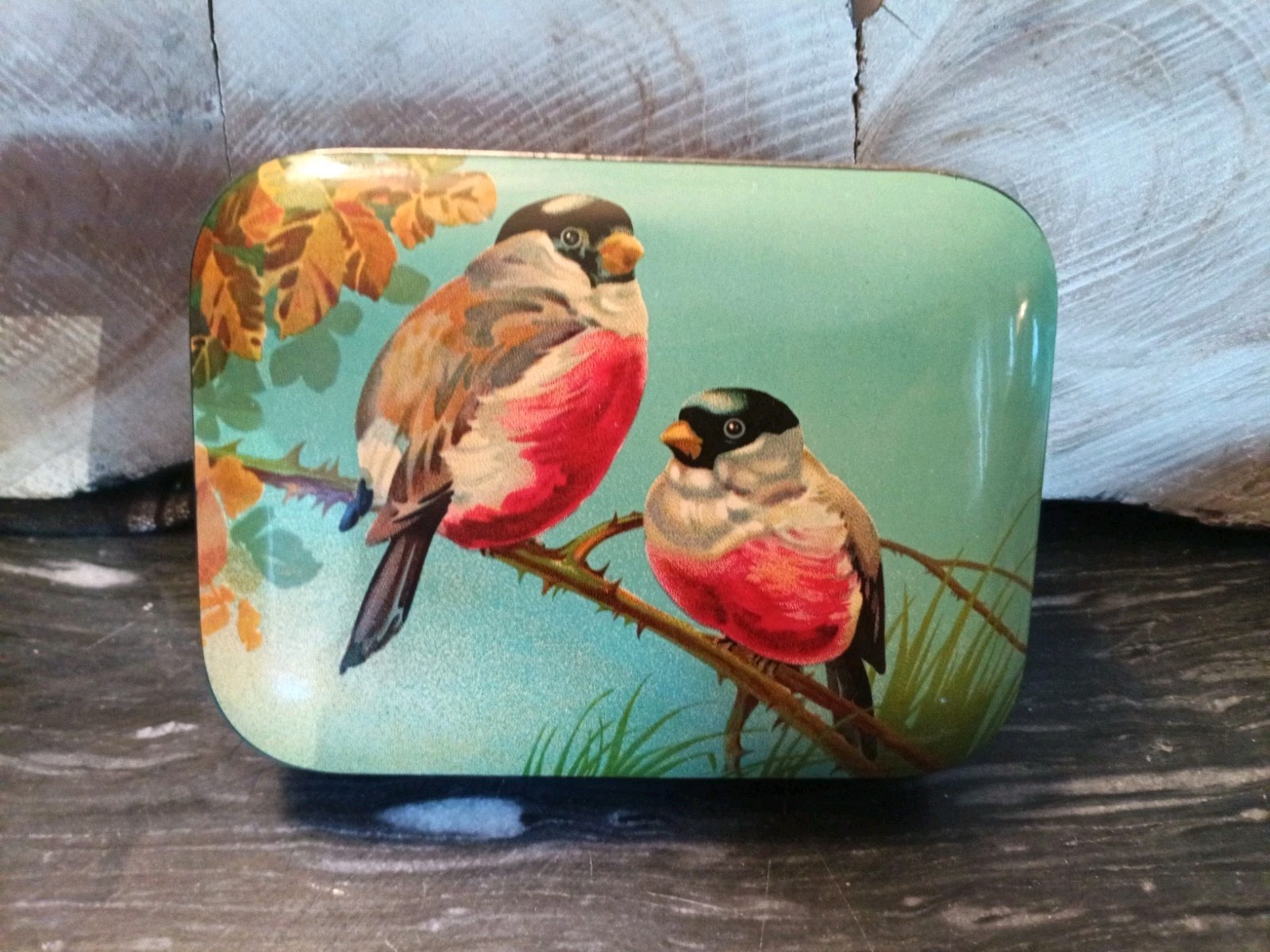 Vintage 1940s Blue Bird Toffee Advertising Candy Tin Harry Vincent LTD England