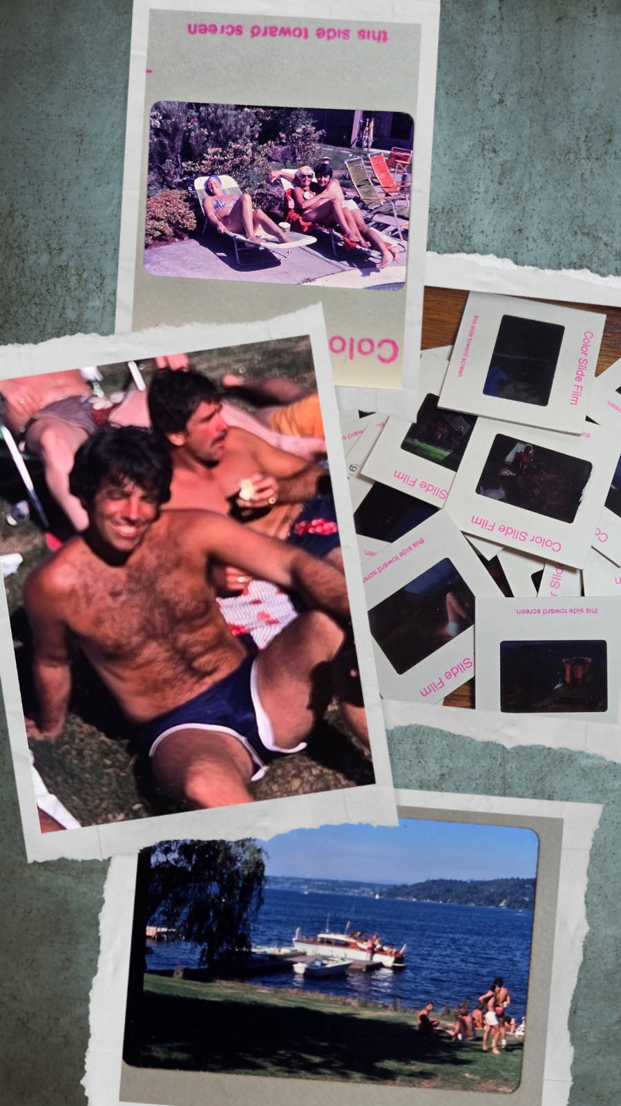 Vtg 1976 35mm Film Slide Lot (19) Volleyball Bikinis Sun Bathers Party Boat Lake Vtg 1976 35mm Film Slide Lot (19) Volleyball Bikinis Sun Bathers Party Boat Lake