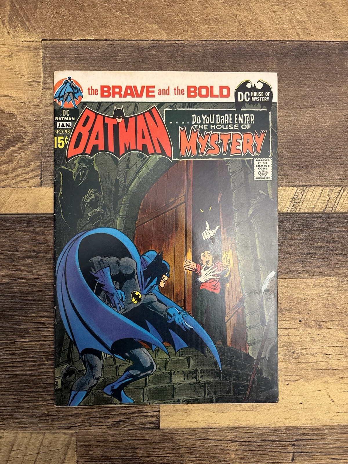 The Brave and the Bold #93 (DC, 1971) Classic Adams cover | Error variant FN-