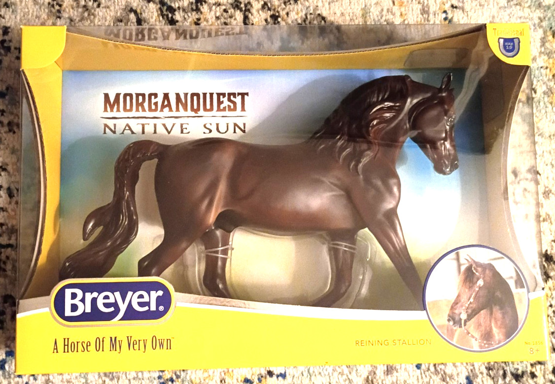 BREYER MORGANQUEST NATIVE #1856 REIGNING STALLION TRADITIONAL MODEL CHESTNUT 1